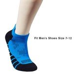 Men's 5-Pack Cushioned Anti-Blister Running Socks