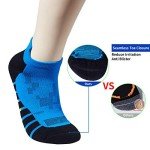 Men's 5-Pack Cushioned Anti-Blister Running Socks
