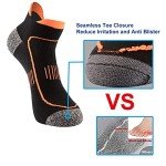 Men's Anti-Odor Blister-Resistant Running Socks, 5-Pack
