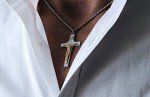 Classic Gold Cross Necklace for Men