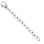 BENIQUE Necklace Bracelet Extender for Women Men - 14K Gold Filled or Solid 925 Sterling Silver Extension, Medium Size Jewelry Chain Durable Strong Removable 2" 4" or 6" Made in USA (Single Piece),