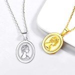 Custom Gold Coin Necklace for Men and Women