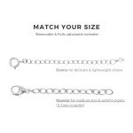 BENIQUE Necklace Bracelet Extender for Women Men - 14K Gold Filled or Solid 925 Sterling Silver Extension, Medium Size Jewelry Chain Durable Strong Removable 2" 4" or 6" Made in USA (Single Piece),