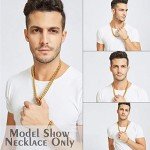 Gold Cuban Link Chain Necklace or Bracelet for Men