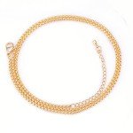 Men's Gold Stainless Steel Shovel Urn Necklace