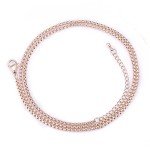 Rose Gold Guitar Cremation Necklace for Ashes