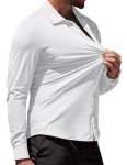 COOFANDY Men's Muscle Fit Long Sleeve Dress Shirt