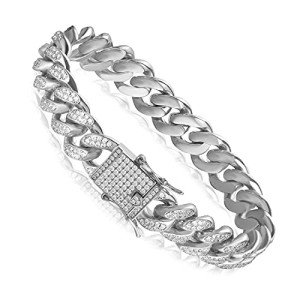 Men's 12mm Gold Plated Cuban Link Chain Bracelet