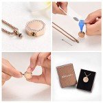 Rose Gold Square Crystal Ashes Pendant Necklace