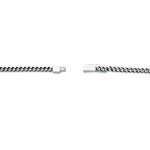 Men's Stainless Steel Foxtail Chain Necklace & Bracelet Set