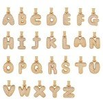 Personalized Iced Out Initial Necklace for Men