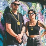 Men's 6 Pack Gold Dollar Sign Necklace Set