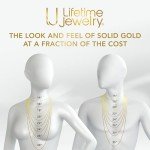 Lifetime Jewelry 24k Gold Twisted Box Chain