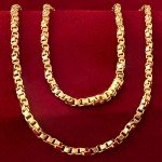 Lifetime Jewelry 24k Gold Twisted Box Chain
