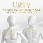 Lifetime Jewelry Gold Chain for Men and Women [ 5mm Weave Necklace ] 20X More Real 24k Plating Than Other Pendant Chains (24)