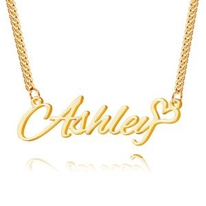 Novgarden Personalized Name Necklace, 18K Gold Plated Custom Couple Necklace Nameplate Pendant Jewelry Gift for Women, Men (No Custom-Betty Gold)