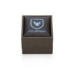 100S JEWELRY Tungsten Rings for Mens Gold Wedding Bands Silver Grooved Two Tone 8mm Wide Size 6-16 (6.5)