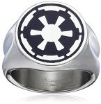Star Wars Jewelry Imperial Symbol Stainless Steel Men's Ring, Size 15