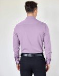 COOFANDY Men's Lavender Dress Shirt, Long Sleeve