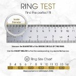 WHITESTONE JEWELRY CO. - Stone Ring Collection, Stacking Rings for Women & Men, Minimalist Natural Stone Bands, Size 4-15, Stone Gemstone, Agate