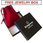 Kingsway Jewelry Natural Deer Antler Ring - Mens Womens Wedding Engagement Tungsten Hunter Band