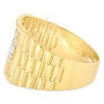 Ioka Jewelry - 14K Yellow Solid Gold 14MM Scorpion Men's Ring - size 11