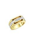 RYLOS Mens Rings 14K Yellow Gold Designer Ring With Diamonds and Tiger Eye Rings For Men Men's Rings Gold Rings Sizes 8,9,10,11,12,13 Mens Jewelry