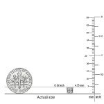 Dazzlingrock Collection 0.05 Carat (ctw) Round Diamond Kite Shape Mens Hip Hop Iced Stud Earrings Jewelry, Sterling Silver