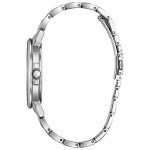 Citizen Mens Axiom Eco-Drive Watch 41mm Silver-Tone Stainless Steel Case and Bracelet with Blue Dial (BJ6510-51L)