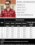 Men's Casual Plaid Flannel Button-Up Shirt