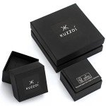 kuzzoi 925 Sterling Silver Round Byzantine Bracelet for Men, length 7,48 inch - 9,05 inch, width 0,28 inch, 8 27 inch, Metal, no gemstone