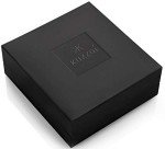 kuzzoi Men Bracelet Leather Braided Black Oxide Modern with Crocodile Head Clasp Made of 925 Sterling Silver, Length 7,48 inch, Width 0,67 inch, 1.2 oz