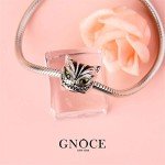 GNOCE Skull Charm Sets Sterling Silver Adventure Together Combination Charm Girl and Cat Bead Sets Fit Bracelet/Necklace for Women Men