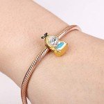 GNOCE Skull Charm Sets Sterling Silver Adventure Together Combination Charm Girl and Cat Bead Sets Fit Bracelet/Necklace for Women Men