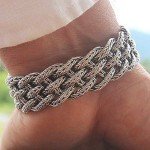 925 Sterling Silver Victorian Flowers Men Bracelet - Made in Thailand – 9