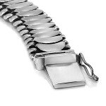 SNAKE SCALES 925 Sterling Silver Men Wide Bracelet - Made in Thailand - 9.7