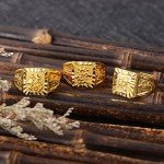 EIELO 80s 90s Accessories Outfit for Men Hip Hop Costume Kit Old School Rapper Sunglasses Faux Gold Rope Chain Bracelet Dollar Sign Chain Ring Kanji Ring Halloween Party Decorations