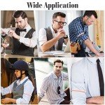 Cositina 2 Pairs Sleeve Garters Anti-Slip Shirt Sleeve Holders Stretchy Fixing Garters Bracelet Wrap Bangle Armbands for Men&Women - Rose Gold, Rose Gold, 7 cm/ 2.76 inch