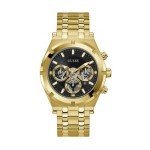 GUESS Men's Analog Multifuction Watch Gold Stainless Steel Bracelet (Model: GW0260G2)