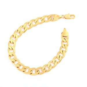Gold Filled Bracelet Wholesale Men Boy Chain Bracelet Curb Bracelet Wholesale Gift Jewelry
