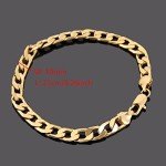 Gold Filled Bracelet Wholesale Men Boy Chain Bracelet Curb Bracelet Wholesale Gift Jewelry