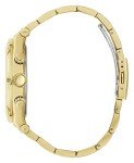 GUESS Men's Analog Watch Gold Stainless Steel Bracelet with Crystals (Model: GW0261G2)