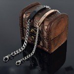 NEHZUS Mens and Womens Custom Engraving Stainless Steel Bracelets Personalized Gift for Couples (Rose Gold&Black)