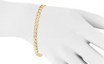 The Diamond Deal Mens Solid 14K Yellow Or White Gold 2.6mm Shiny Cuban Comfort Curb Chain Necklace For men for Pendants Or Bracelet with Lobster-Claw Clasp (10",16", 18", 20" or 24 inch), Gold