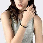 Chow Sang Sang 999 24K Solid Gold Dragon Noir Charm Bracelet for Men & Women 89973C