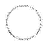 The Diamond Deal Mens Solid 14K Yellow Gold Or White Gold 3.6mm Shiny Cuban Comfort Curb Chain Necklace For men for Pendants and Or Bracelet with Lobster-Claw Clasp (24" And yellow-gold), 24, Gold