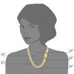 TheDiamondDeal Mens Solid 14K Yellow Gold Or White Gold 5.7mm Shiny Cuban Comfort Curb Chain Necklace For men for Pendants Or Bracelet with Lobster-Claw Clasp (8.5", 20", 22", 24", 26" or 30 inch)…