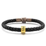 CHOW SANG SANG 999 24K Solid Gold Flying Dragon Tattoo Noir Charm Bracelet for Men & Women 86641C, 5.7', (19 CM), Metal