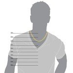 The Diamond Deal Mens Solid 14K Yellow Gold Shiny Cuban Comfort Curb Chain Bracelet with Lobster-Claw Clasp (7",8.5" or 10 inch), Copper,