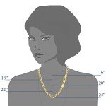 14k SOLID Yellow Or White Gold 3.8mm Diamond-Cut Classic Mens Figaro Chain Necklace Or Bracelet/Foot Anklet for Pendants and Charms with Lobster-Claw Clasp (7", 8",16",18", 20",22",24" 30”), White Gold,